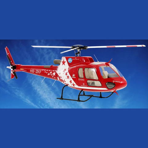 470 Size AS350 RC Helicopter Glassfiber Fuselage Scale Model KIT Version ► Photo 1/4