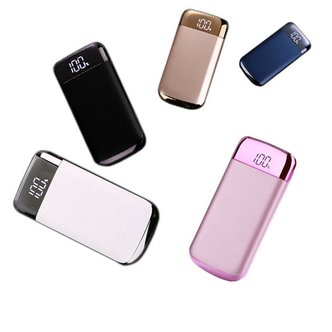 LED Display 20000mAh External Battery Pack Power Bank Double USB Output Fashion Powerbank For iPhone Samsung Huawei Smart Phone ► Photo 1/1