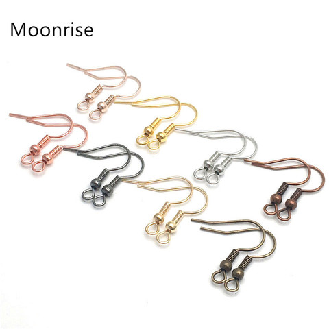 100pcs Gold Silver KC Gold Plated Earring Clasps French Hooks Diy Earring  Findings Earwire Jewelry Making Accessories - Price history & Review, AliExpress Seller - moonrise Official Store