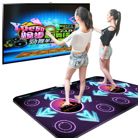 Hot Sale Double Dance Pads mats for PC TV Dance Gaming ,super dancer on computer,PK on the Double Dance pads ► Photo 1/1