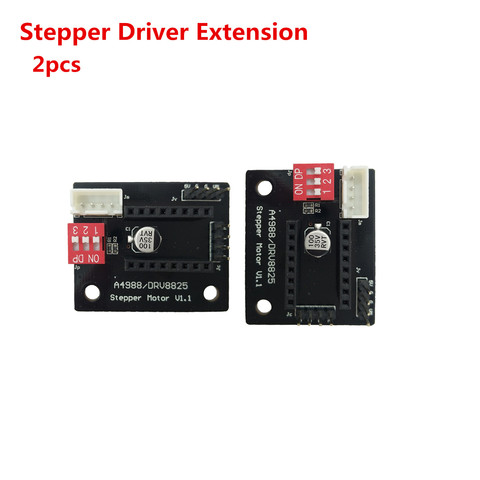 2pcs stepper driver extender V1.1 A4988 DRV8825 stepper driver extension panel motor additional adapter breakout board expandor ► Photo 1/3