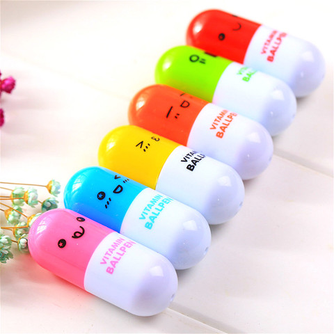 1pcs Capsule Style Cartoon Gel Pen Cute Magic Pens Kawaii Gel Pens For School Writing Novelty Stationery Girls Gifts ► Photo 1/6