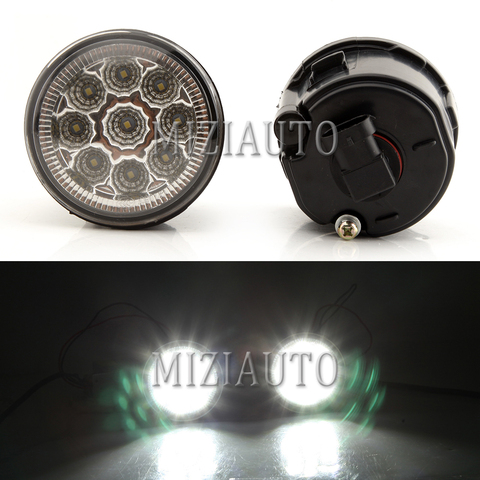 9LED Fog Light For NISSAN X-Trail T31 Vampira Versa Lafesta Presage Rogue 2004-2014 Fog Light E2 12V Car DRL Fog Lamp Assembly ► Photo 1/6