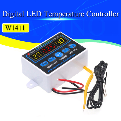 Javino AC220V DC12C 10A Digital LED Temperature Controller Thermostat Control Switch Sensor ► Photo 1/6