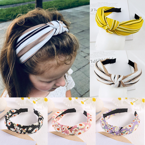 Fashion Sun Flower Knotted Headband Women HairBand Cute little flowers Hair Hoop for Women girls Hair Accessories FG1021 ► Photo 1/6