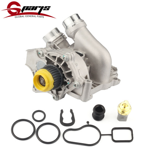 G-Parts Engine Coolant Water Pump Thermostat Assembly For Audi A3 A4 Q5 TT VW CC Tiguan Jetta Golf GTI 06H121026CQ 06H121026AB ► Photo 1/6
