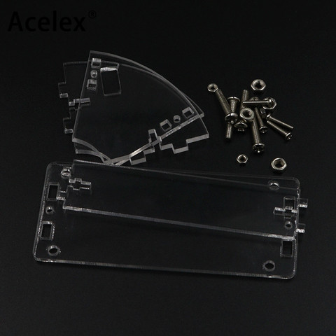 Transparent Acrylic Shell for LCD1602 LCD Screen with Screw/Nut LCD1602 Shell Case holder (no with 1602 LCD) ► Photo 1/5