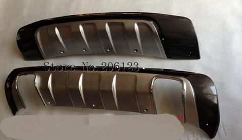 High Quality ABS Plastic Front&Rear Bumpers Skid Protector Molding 2pcs Fit For Hyundai Tucson MK1 2005 2006 2007 2008 2009 2010 ► Photo 1/5