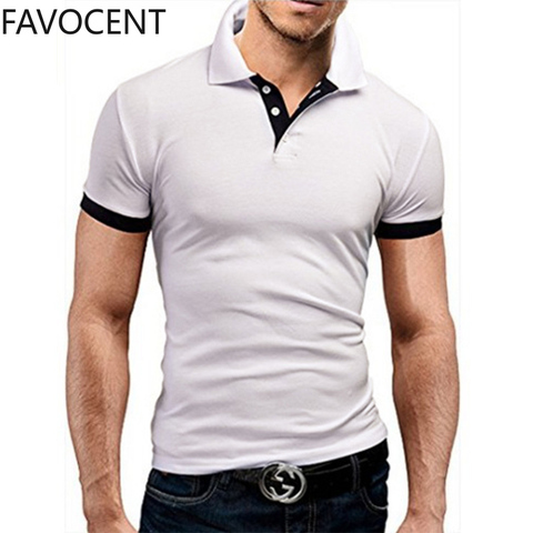 2022 Polo Shirt Men Summer Casual Slim Breathable Men's Clothing Male Shorts Sleeve Polo Shirt Business Top Fashion Street Wear ► Photo 1/6