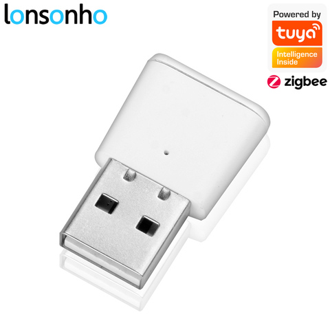 Lonsonho Tuya Zigbee Signal Repeater USB Zigbee Hub Signal Expand 20-30M Smart Home Automation Module ► Photo 1/6