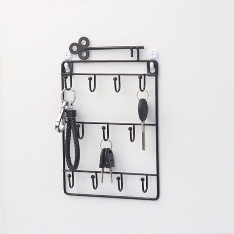 Wall Mounted 11 Key Holder Rack Organizer Pocket for Entryway Kitchen Home Office Decor B85C ► Photo 1/4