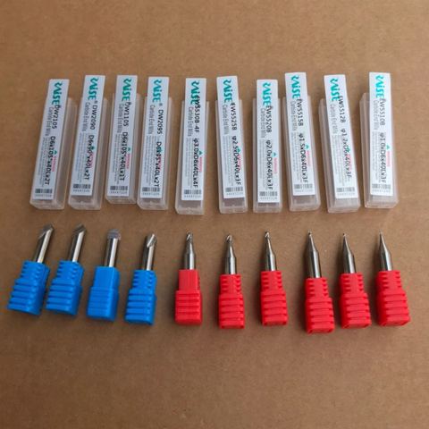 Raise Carbide 1.0 1.2 1.5 2.0 2.5 3.0 End Mills Cutters For Key Copy Cutting Duplicating Machine Drill Bits ► Photo 1/6