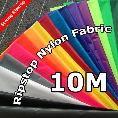 Ripstop Nylon Kite Fabric 10 Meters PU Coated Outdoor Water Repellent Fabric Bag Banner Making Cloth Tent Tarp Cover Stuff Sack ► Photo 1/6