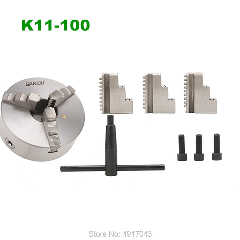 3 Jaws Manual Lathe Chuck 100mm 4