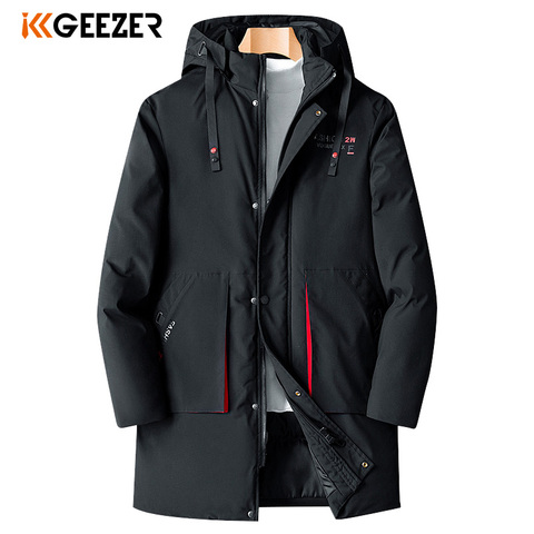 Winter Long Jacket Men Down Coat Hooded Oversized 6XL 7XL 8XL Parkas Loose Thick Warm Windproof Big Size Duck Padded Windbreaker ► Photo 1/6