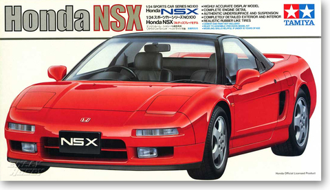 Tamiya 24100 1/24 Scale Honda Acura NSX Sport Car Vehicle Display Collectible Toy Plastic Assembly Building Model Kit ► Photo 1/6
