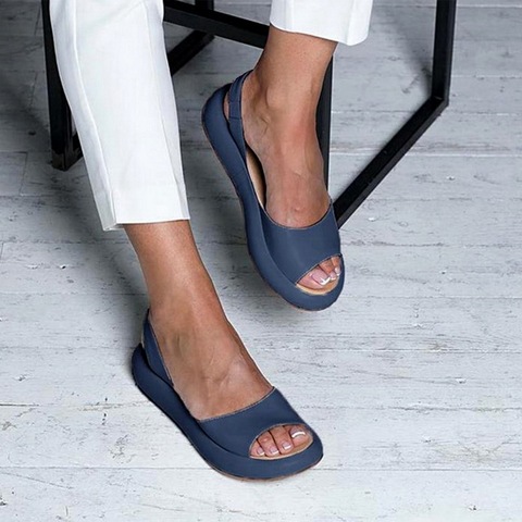 Women Sandals Flops Fashion Rome Slip-On Breathable Non-slip Shoes Woman Slides Solid Casual Female 2022 Dropshipping ► Photo 1/5