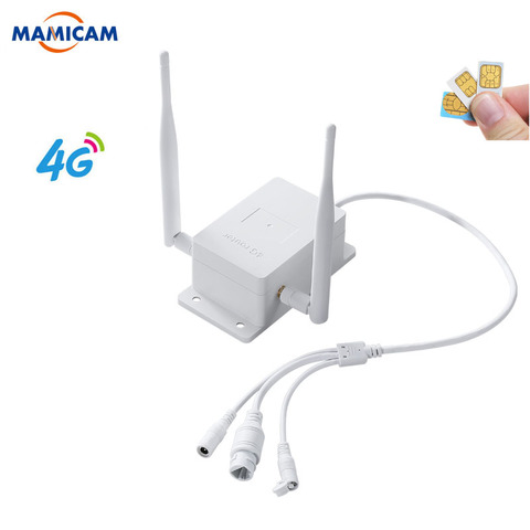 IP66 Waterproof unlocked 3G 4G SIM Card Router with 3 5dbi Antennas Industry 4G Module Wireless  WIFI Router IP Camera AHD ► Photo 1/6