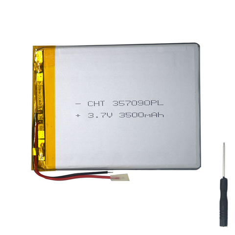 7 inch tablet universal battery pack 3.7v 3500mAh polymer lithium Battery for Archos 70 internet tablet 250Gb ► Photo 1/6