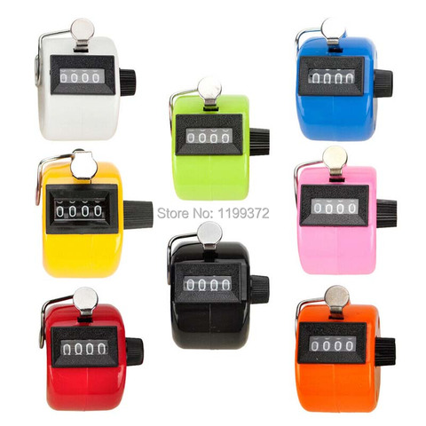 100pcs New 4 Digit Number Hand Held Manual Tally Counter Digital Golf Clicker Training Handy Count ► Photo 1/6