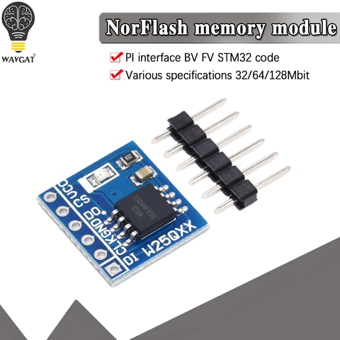 W25Q32 32Mbit / W25Q64 64Mbit / W25Q128 128Mbit 8MByte FLASH storage Module SPI Interface BV FV ► Photo 1/6