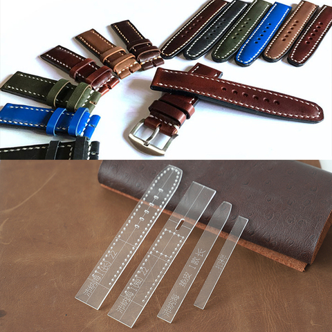 Leather Craft Tools Transparent Acrylic Watch Strap Template Home DIY Supplies Watch Strap Mold Men and Women ► Photo 1/5