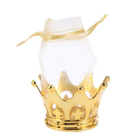 12pcs Candies Bags Golden Crown Chocolate Treats Bags Gift Bag Table Decorations For Wedding Birthday Party Decorations ► Photo 1/6