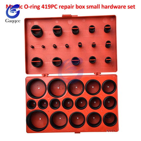 419 Pcs Rubber O-ring Assortment Set Seal Gasket Air Conditioning Universal Rubber Oring Repair Tools Kit ► Photo 1/5