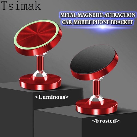 Tsimak Universal Metal Magnetic Car Mobile Phone Holder GPS Stand Mount For iPhone 11 Pro Samsung Smartphones Car Holder ► Photo 1/6