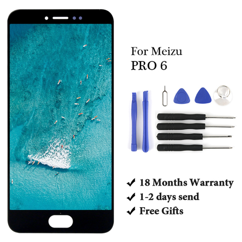 For Meizu Pro 6 / Pro 6 plus LCD Display IPS Touch Screen Digitizer Assembly For Meizu Pro 6 / Pro 6 plus LCD Screen ► Photo 1/6