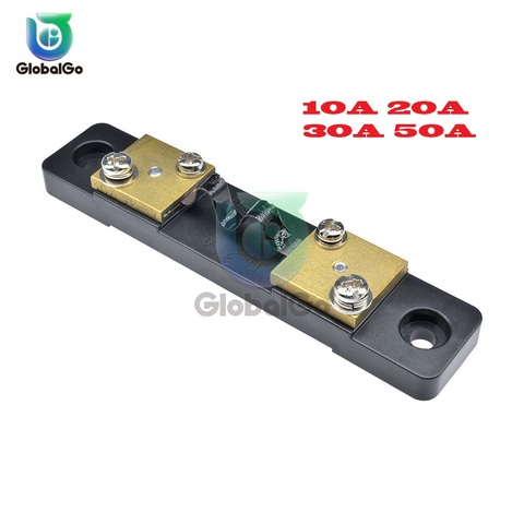 10A 20A 30A 50A 75mV Digital Voltage Meter DC Analog Ammeter Current Shunt Resistor  For Voltmeter Wattmeter ► Photo 1/6