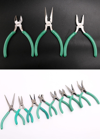 ELECALL  Mini plier Jewellery Pliers Diagnoal Pliers Cutter DIY Plier Set Multi function ► Photo 1/6