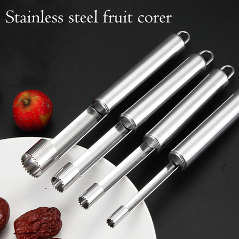 Buy Online Stainless Steel Apple Corer Fruit Seed Core Remover Pear Apple Corer Seeder Slicer Knife Kitchen Gadgets Fruit Vegetable Tools Alitools