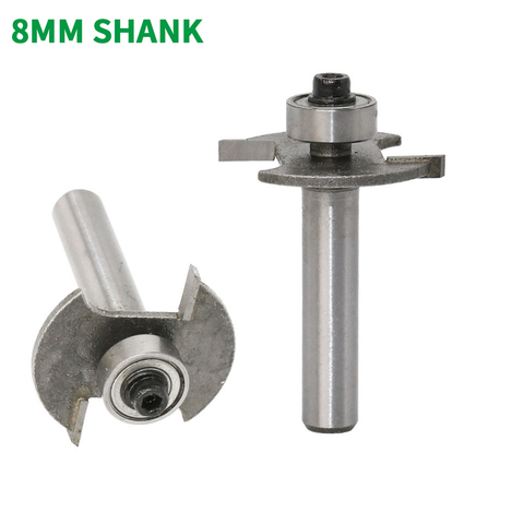 1PC 8MM Shank Milling Cutter Wood Carving T-Slot Milling Cutters Biscuit Joint Slot Cutter Jointing Slotting Router Bit Woodwork ► Photo 1/5