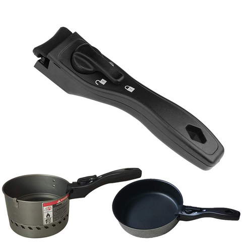 Pot Handle Removable Long Replacement Bakelite Grip Handle for Pan Pot Cookware