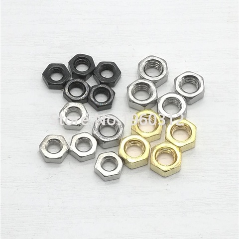 5-50pcs DIN934 m1 m1.2 m1.4 m1.6 m2 m2.5 m3 m4 m5  m6  m8 Stainless Steel A2 Hex Hexagon Metric Nut ► Photo 1/5