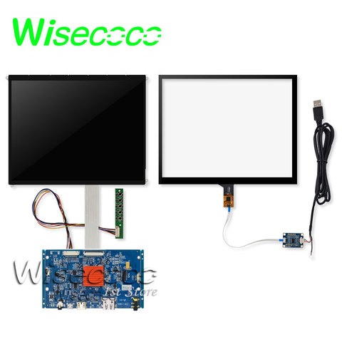 wisecoco 9.7 inch 2048x1536 LP097QX1 SPA1 SPC1 LCD Display panel for iPad 3 4 51 pin with touch screen  Controller Board ► Photo 1/6