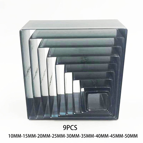 9pcs/set Japan Steel Blade Rule Die Cut Steel Punch Square Cutting Mold Wood Dies for Leather Cutter for Leather Crafts ► Photo 1/6