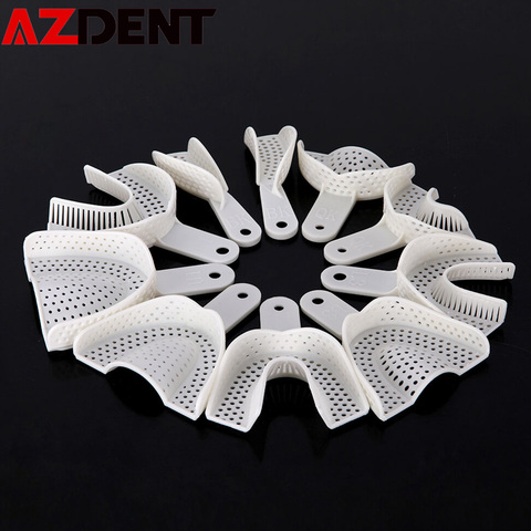 10Pcs/set Dental Impression Plastic Trays Without Mesh Tray Dentist Tools Dentistry Lab Material Teeth Holder Trays ► Photo 1/6