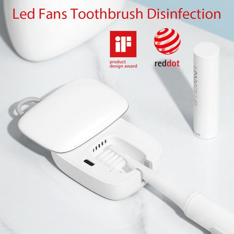 UV Light Toothbrush Sterilizer Quick Fans Dry Toothbrush Holder USB Charging Antibacteria Ultraviolet Tooth brush Sterilizer Box ► Photo 1/6