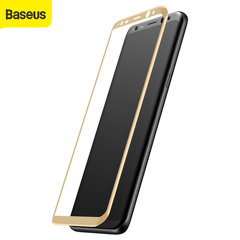 Baseus For Samsung Galaxy S8 Screen Protector 3D Curved Full Cover Protective Film For Samsung S8 plus Film Tempered Glass ► Photo 1/1