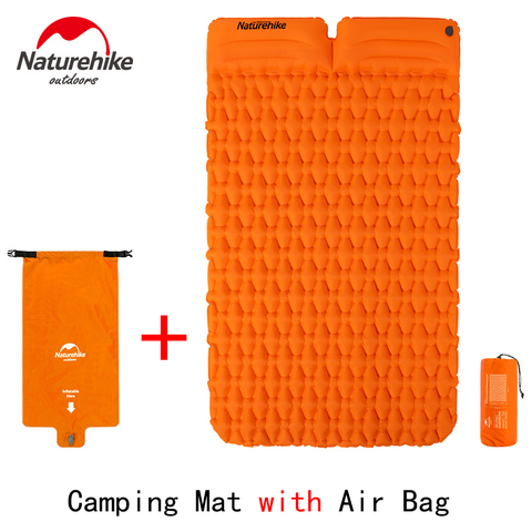 Naturehike Lightweight Moisture-proof Air Mattress Nylon TPU Inflatable Mattress Camping Mat For 2Person NH19Z055-P NH19Z013-P ► Photo 1/6