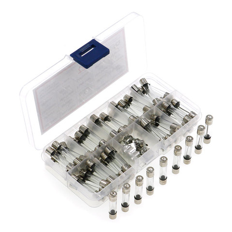 72pcs 6x30mm Fuse Assorted Kit Fast-Blow Glass Fuses 0.5A 1A 2A 3A 5A 10A 15A 20A 30A AMP Quick Blow Car Glass Tube Fuses Set ► Photo 1/5