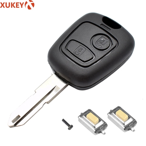 Car Remote Key Shell For Peugeot 307 107 207 407 For Citroen C1 C2 C3 C4 C5 Xsara Picasso Key Replacement Fob Case Repair Kit ► Photo 1/5