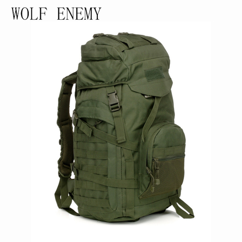 Molle 60L Camping Rucksack Tactical Military Backpack Large Waterproof Backpacks Camouflage Hiking Outdoor Shoulder Bag ► Photo 1/6