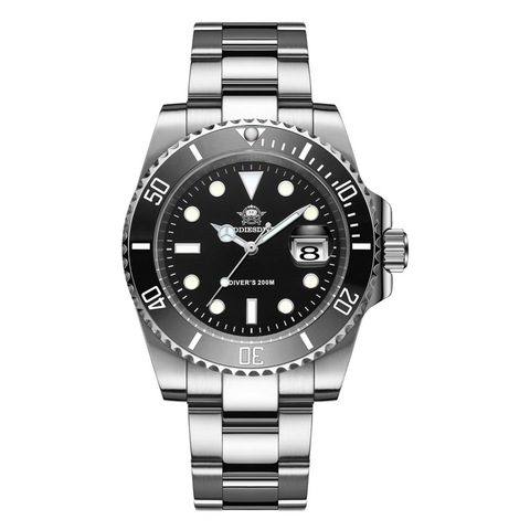 1986 Leather For Men NATO Nylon Steel diving watch 200m C3Super luminous Sport luxury stainless steel watch  Quartz Men's Watch ► Photo 1/3