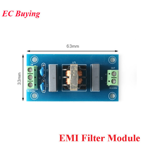 EMI Filter Sound Booster Filter Socket 220V 2A EMI Filter Module Power Board ► Photo 1/6