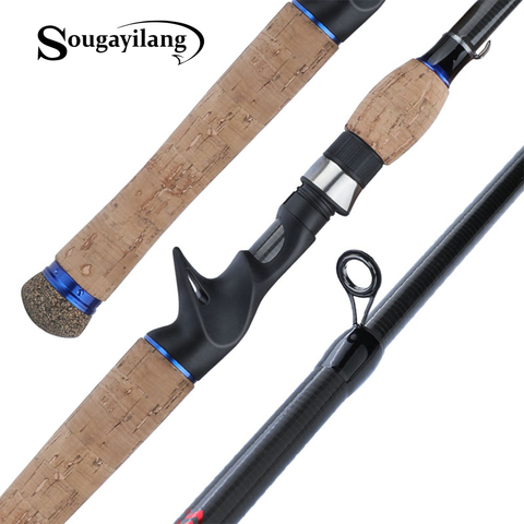 Sougayilang 1.8M-2.7M Spinning Casting Fishing Rod Telescopic Fishing Rod Cork Handle Carbon Fiber Travel Fishing Rod Tackle ► Photo 1/6