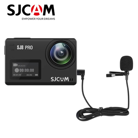 SJCAM SJ10 PRO Series Accessories External Microphone For SJ10 PRO / SJ9 Strike / SJ8 Pro / SJ8 Plus / SJ8 Air Action Camera ► Photo 1/4