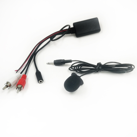 Biurlink For Pioneer Alpine Sony 2RCA Radio Bluetooth Audio Music Adapter Bluetooth Module RCA Adapter Microphone Handsfree MIC ► Photo 1/6